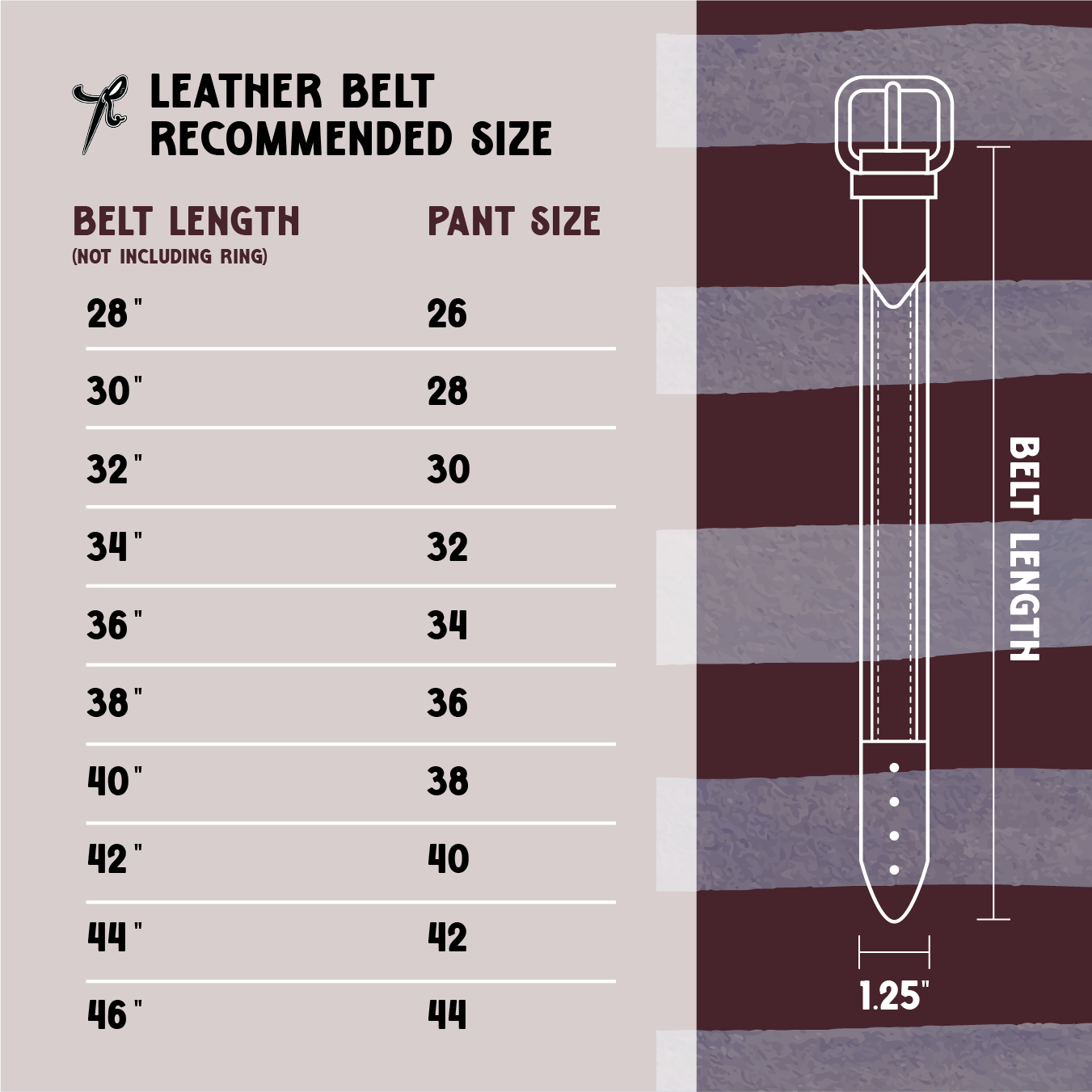 Upload your Photo: Leather Tip Belt